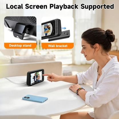 🔔 EntryView 1080P Video Doorbell with 4.3″ Indoor Screen — No App or Home Wi-Fi