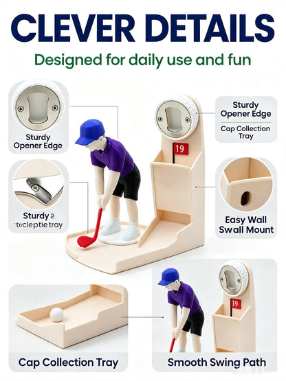 🎉 Novelty Golf Bottle Opener