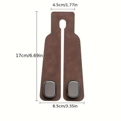 👜 50% OFF Double Car Headrest Hook 🚗 Turn Wasted Seat Space Into Extra Storage