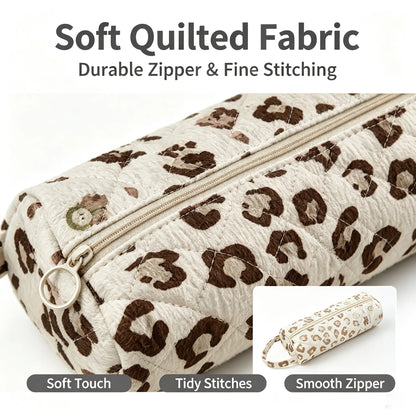 🔥 FINAL 50% OFF Quilted Multi‑Purpose Storage Bag, Portable Zipper Cosmetic Makeup Pouch 🎒