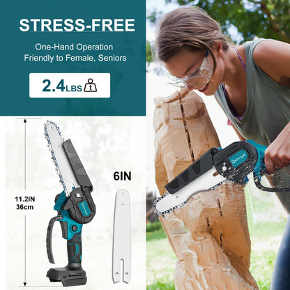 🔥 Limited-Time Deal 🌲 Cordless Mini Chainsaw – Compact & Powerful