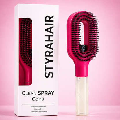 HydraMist™ 2-in-1 Spray Hair Brush | Detangling Brush with Fine Mist Water Spray