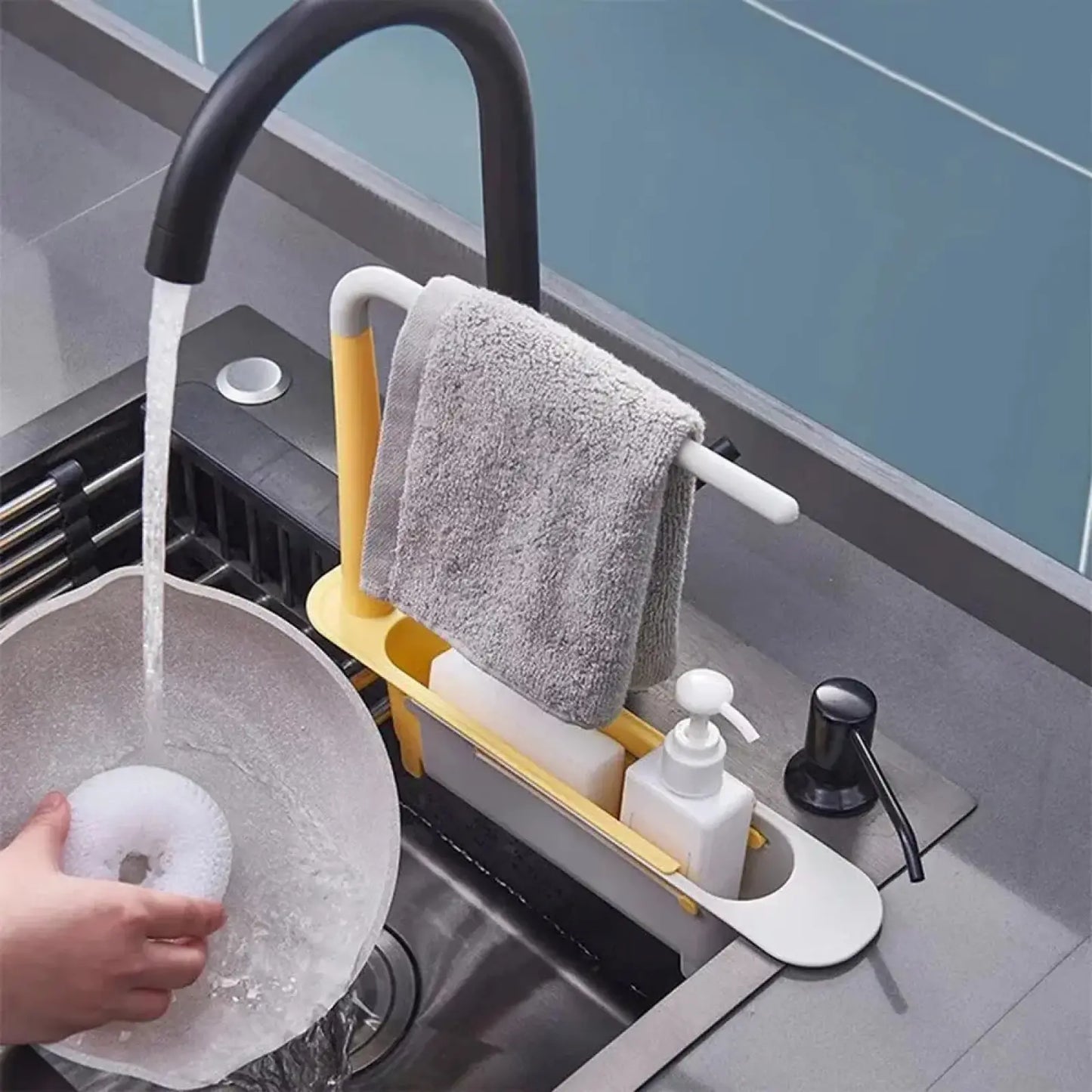 🔥 TODAY ONLY 50% OFF! All-in-One Sink Organizer 💧🧼
