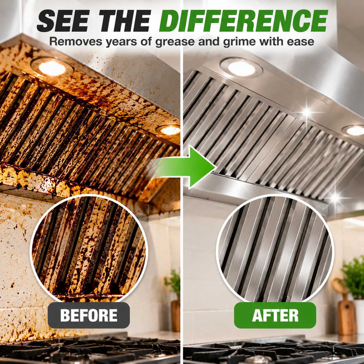 🔥 50% OFF Heavy Duty Kitchen Degreaser 🧽 Powerful Grease & Grime Remover