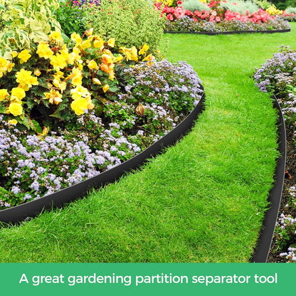 🌿 50% OFF No-Dig Landscape Edging Kit 🔨 Flexible Garden Border With Stakes