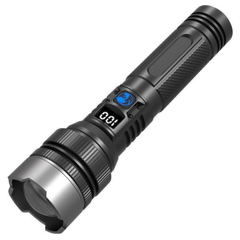 🔦 Rechargeable LED Tactical Flashlight - Zoom Beam & USB Power Bank 🔋