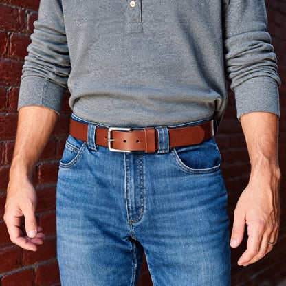 🤎 Handmade Full-Grain Leather Belt for Men – Timeless Style & Premium Craftsmanship
