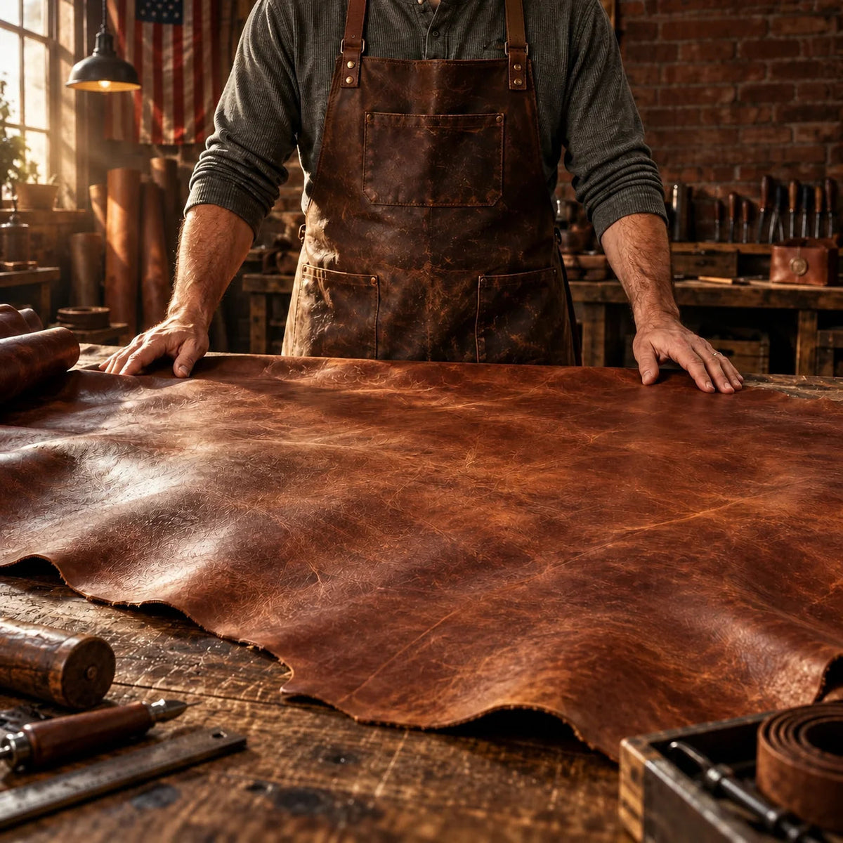🤎 Handmade Full-Grain Leather Belt for Men – Timeless Style & Premium Craftsmanship