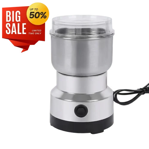 ⚡ High-Speed 304 Stainless Steel Grain & Spice Grinder for Kitchen Milling 🌿