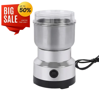 ⚡ High-Speed 304 Stainless Steel Grain & Spice Grinder for Kitchen Milling 🌿