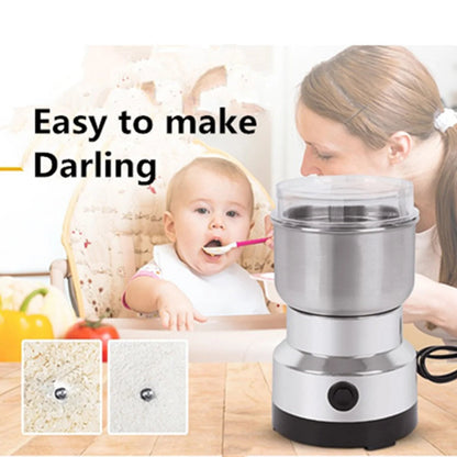 ⚡ High-Speed 304 Stainless Steel Grain & Spice Grinder for Kitchen Milling 🌿
