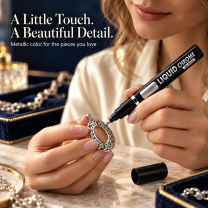✨ Metallic Touch-Up Paint Pen – 5 Colors for DIY & Decorative Repairs