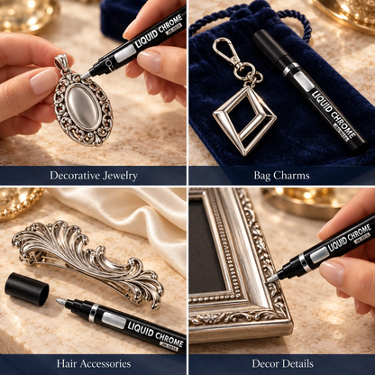 ✨ Metallic Touch-Up Paint Pen – 5 Colors for DIY & Decorative Repairs