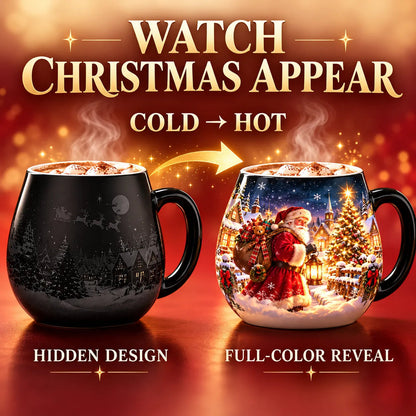 ☕ Christmas Magic Color Changing Mug - Heat Reveal Holiday Cup 🎄