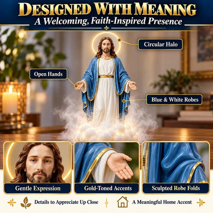 🎁 Last Day 49% Off✝️✨ Heavenly Grace™ – Glowing Jesus Humidifier with Gentle Mist ☁️❤️