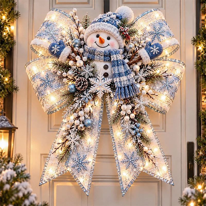 🎀 Oversized Light-Up Christmas Bows — 6 Festive Styles for a Magical Holiday Welcome ✨🎄