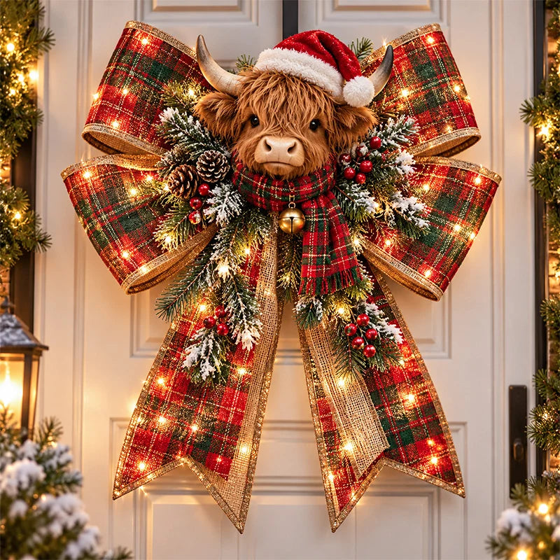 🎀 Oversized Light-Up Christmas Bows — 6 Festive Styles for a Magical Holiday Welcome ✨🎄