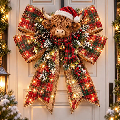 🎀 Oversized Light-Up Christmas Bows — 6 Festive Styles for a Magical Holiday Welcome ✨🎄