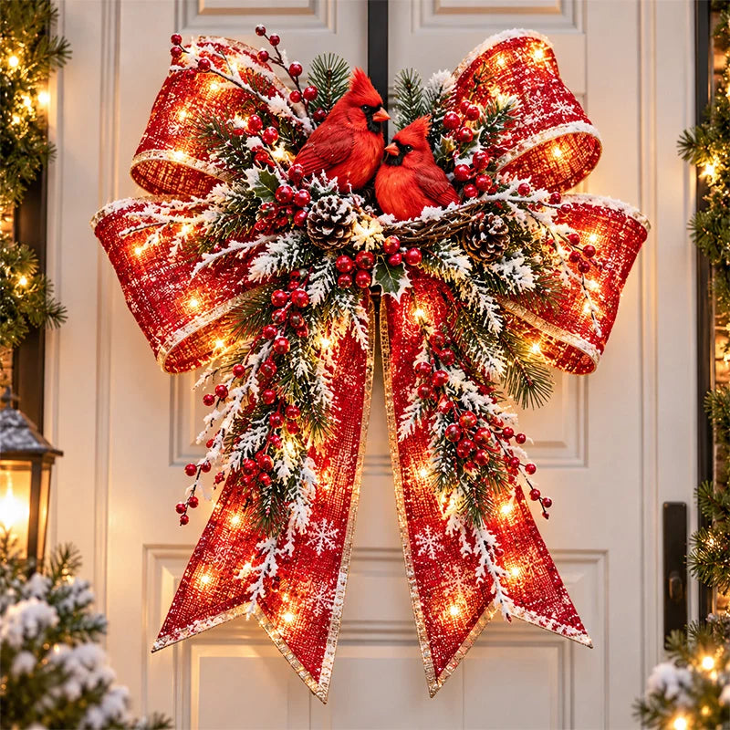 🎀 Oversized Light-Up Christmas Bows — 6 Festive Styles for a Magical Holiday Welcome ✨🎄