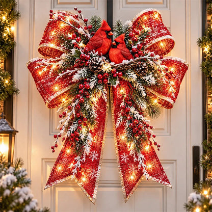 🎀 Oversized Light-Up Christmas Bows — 6 Festive Styles for a Magical Holiday Welcome ✨🎄