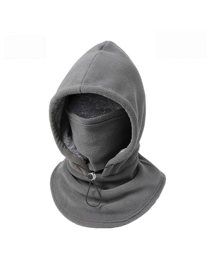 ❄️ 3-in-1 Winter Fleece Balaclava Hood – Double Layer Adjustable Face & Neck Cover