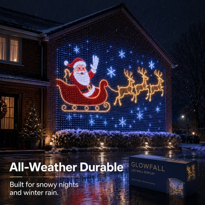 🔥 SPECIAL OFFER | 🎄✨Christmas LED House Net & Smart Outdoor Wall Curtain Light