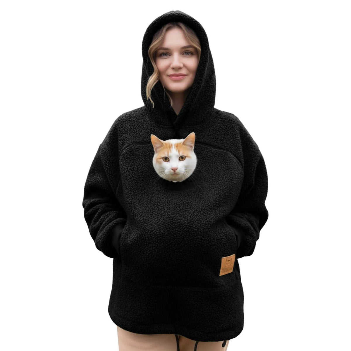 ❤️ 50% OFF Fleece Pet Cuddle Pouch – Their New Favorite Cozy Spot 🐾