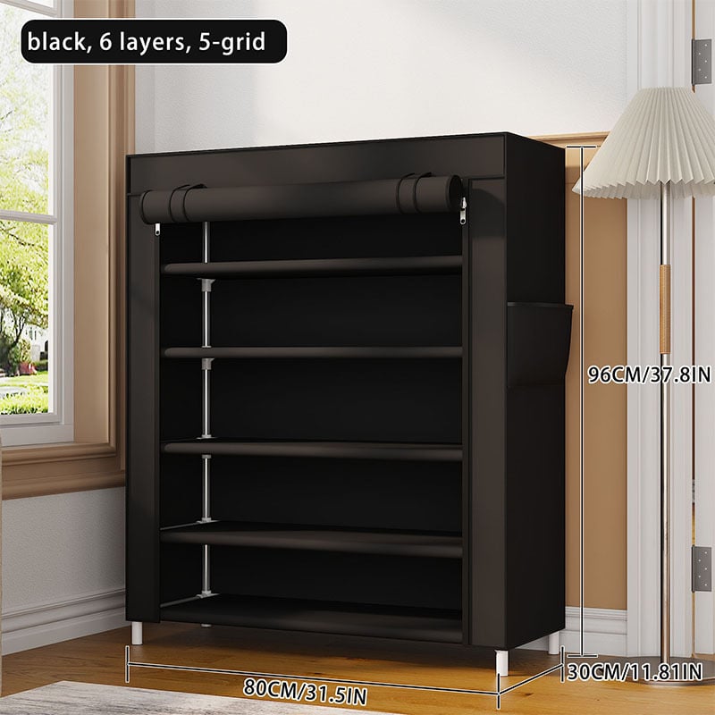👟 Home Organization Sale 50% OFF — Large Capacity Shoe Storage Cabinet | Multi-Level Entryway Shoe Organizer With Dust Cover