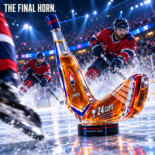 🏒Hockey Stick Whiskey Decanter — 2026–27 Limited Custom Edition