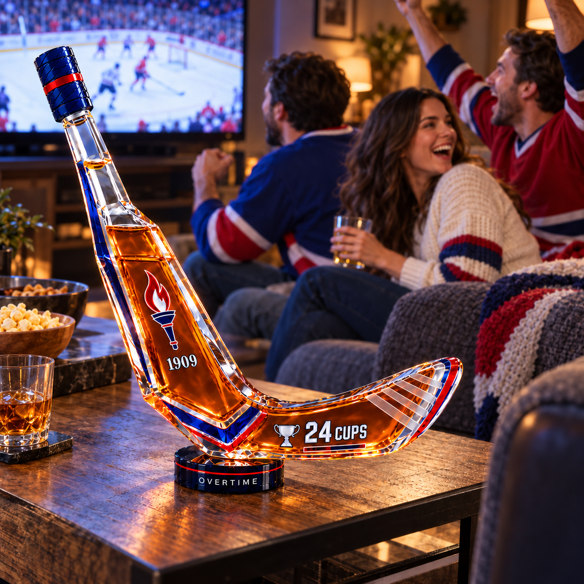🏒Hockey Stick Whiskey Decanter — 2026–27 Limited Custom Edition