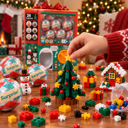 🎅 2026 Christmas Capsule Building Blocks, Surprise Mini Building Set
