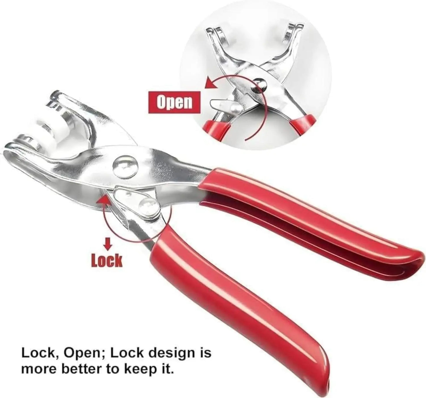 🔥 49% OFF Snap Button Pliers Kit ✨ Easy DIY Fastener Tool for Clothing & Sewing