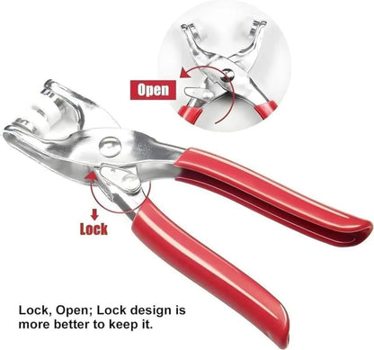 🔥 49% OFF Snap Button Pliers Kit ✨ Easy DIY Fastener Tool for Clothing & Sewing