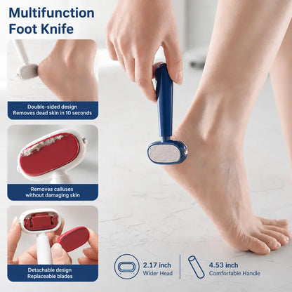 🦶 49% OFF 2-in-1 Foot Callus Remover – Scrape & Smooth Rough Heels ✨