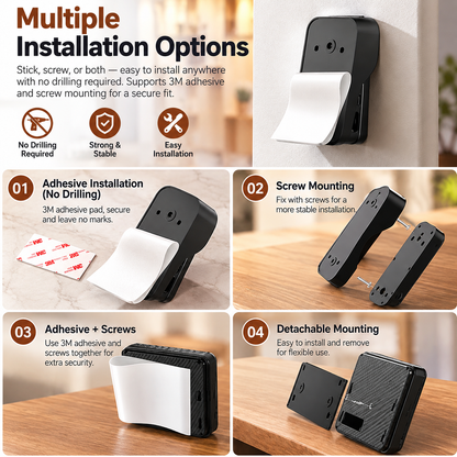 🚪 X6 Wireless Video Doorbell – No WiFi Required, 4.3" Color Screen & Two-Way Communication
