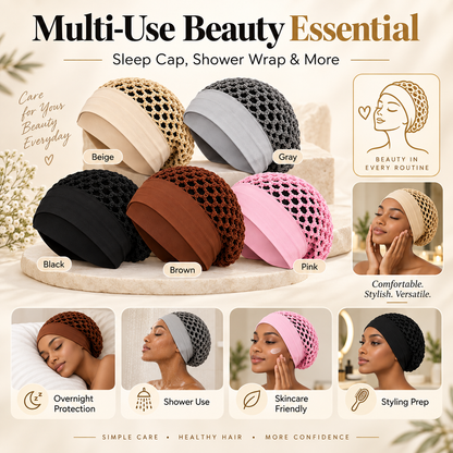 🔥 48% OFF 3-Pack Multi-Use Hair Wraps ✨ Sleep, Style & Protect
