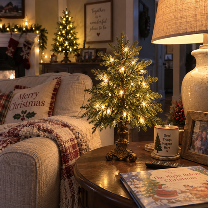 Vintage Tabletop Christmas Trees