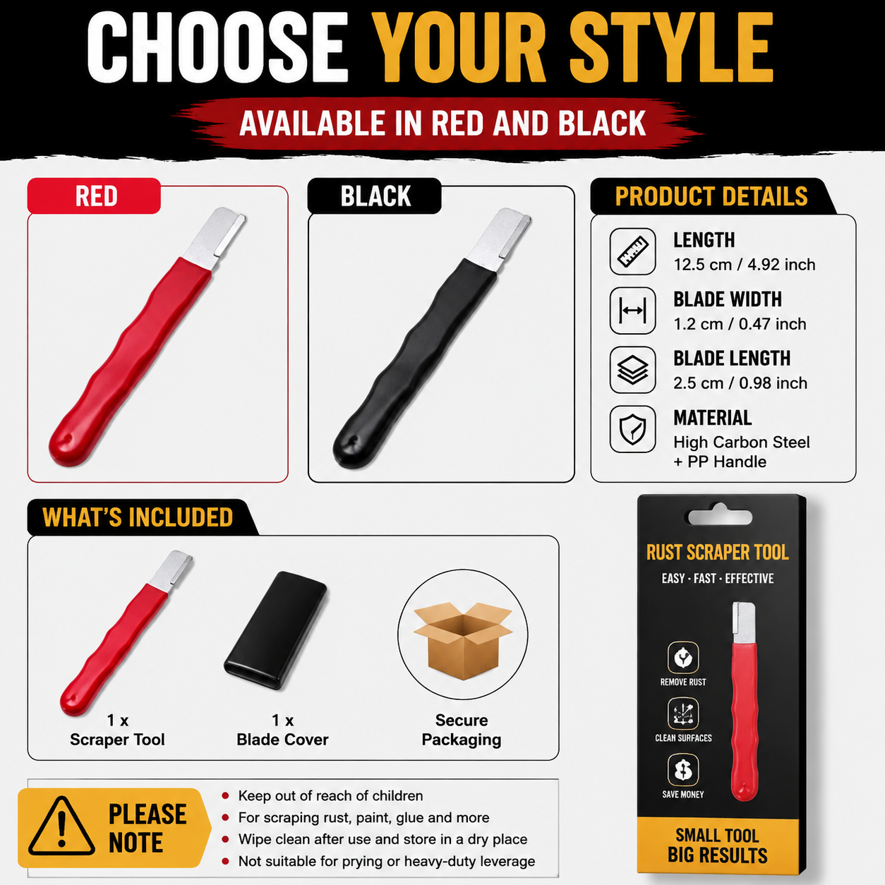 Rust Restoration Kit – Heavy Duty Rust Remover Tool