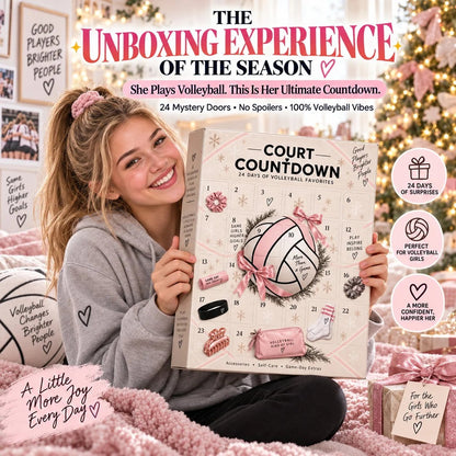 ⏳ Last Day 64% OFF – 🏐 2026 Volleyball Advent Calendar | 24 Mystery Doors with Sporty Surprises for Players & Volleyball Fans 🎁