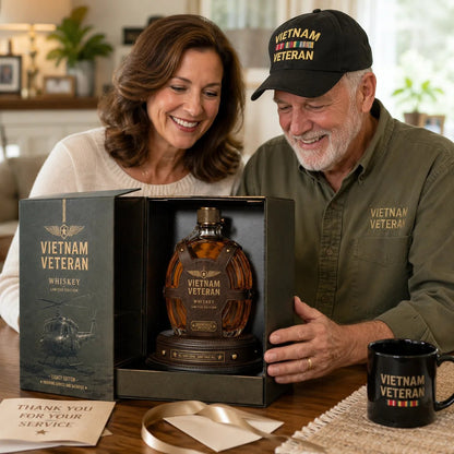 🎖️ 50% OFF Veteran Tribute Whiskey Decanter with Vintage Details – Preserve Their Proud Legacy