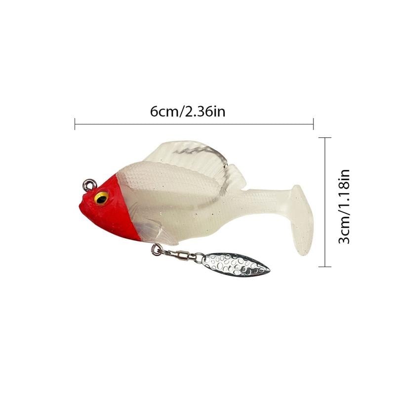 🎣 50% OFF 6PCS Lifelike Swimbait Jig Heads 🚀 Pre-Rigged Fishing Lures With Hidden Hook System