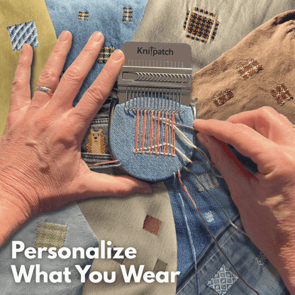 🧵 PatchMaker 3.0 Darning Loom Kit – Easy Clothing Repair & Weaving Tool