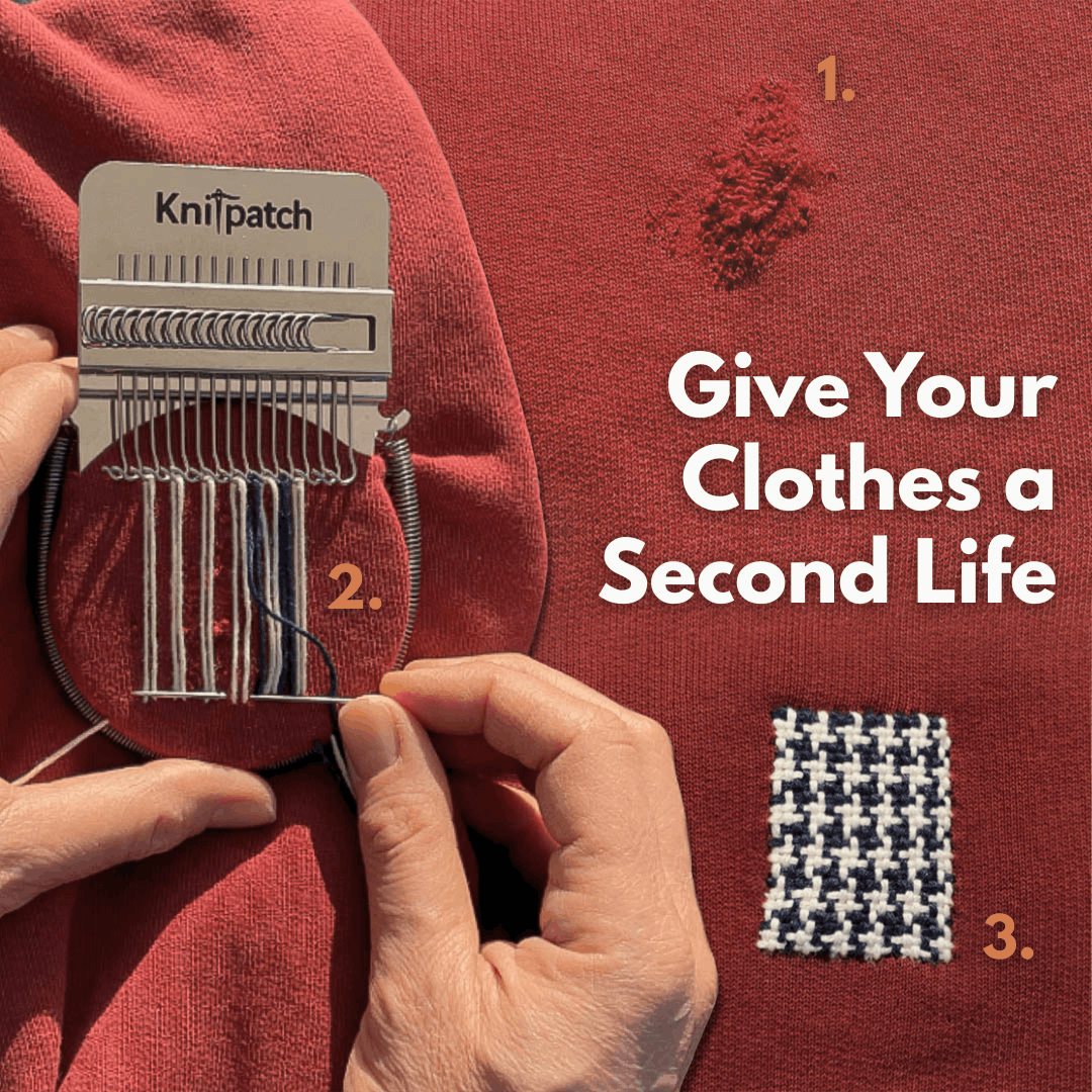 🧵 PatchMaker 3.0 Darning Loom Kit – Easy Clothing Repair & Weaving Tool