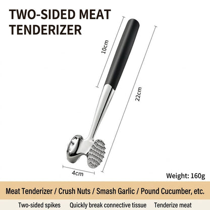 🔥 First 50 Customers Get Buy 1 Get 1 FREE — Heavy-Duty Dual-Sided Meat Hammer for Steak, Pork & Chicken 🥩