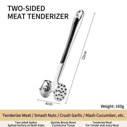🔥 First 50 Customers Get Buy 1 Get 1 FREE — Heavy-Duty Dual-Sided Meat Hammer for Steak, Pork & Chicken 🥩