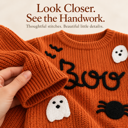 👻 Little Boo Knit Sweater 🎃