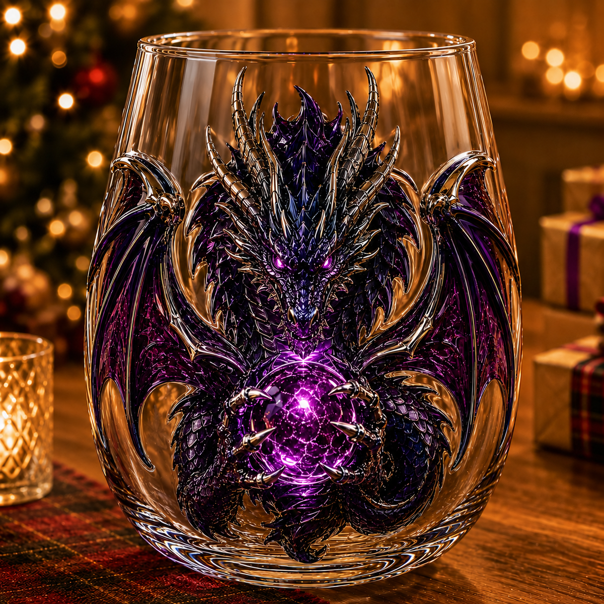 🐲 3D Sculpted Dragon Glass – 12oz Fantasy Bar Centerpiece ✨