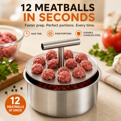 🍽️ Limited 50% OFF 🔥 Meatball Press Maker – Make Multiple at Once