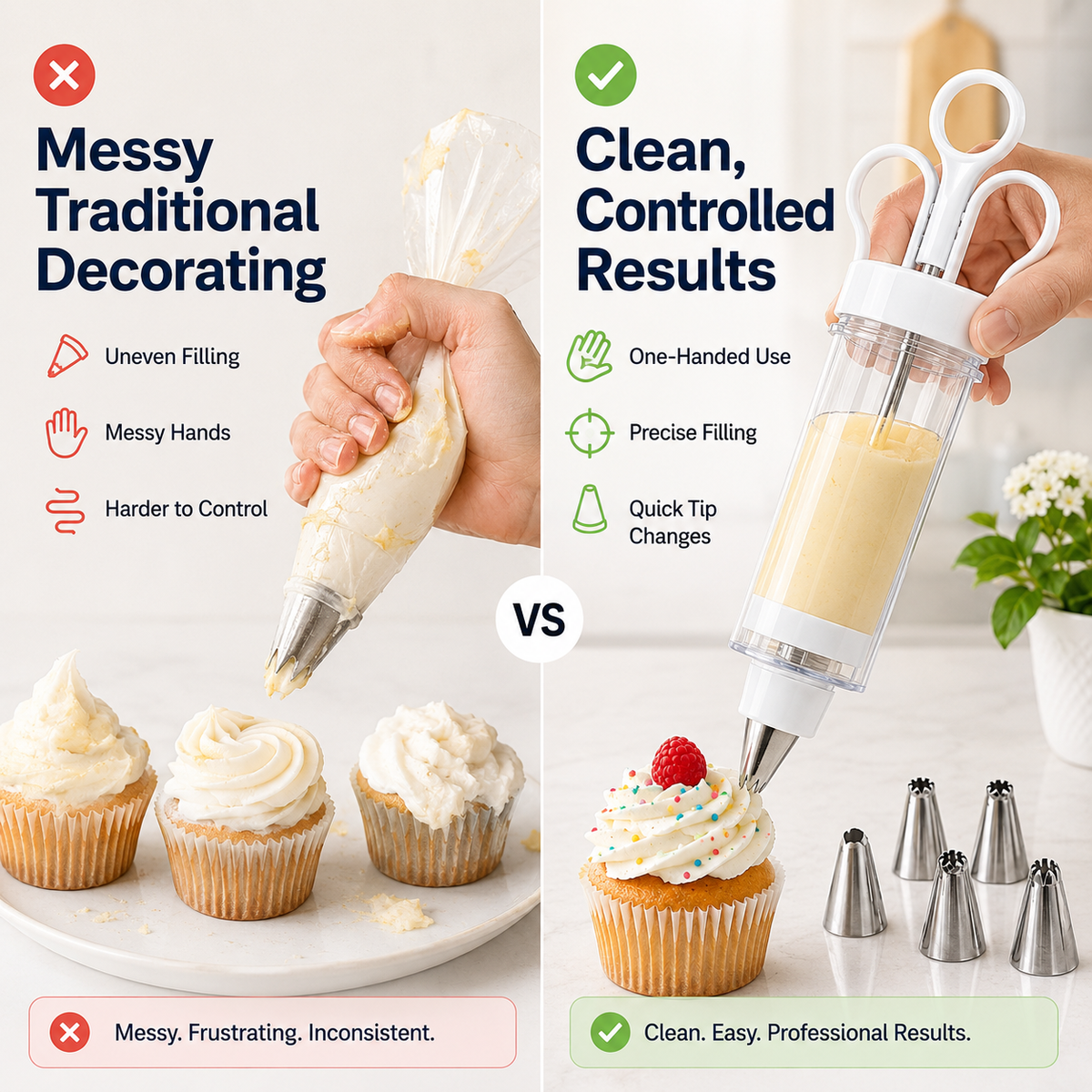 🔥 50% OFF Dessert Decorating Gun Kit 🧁