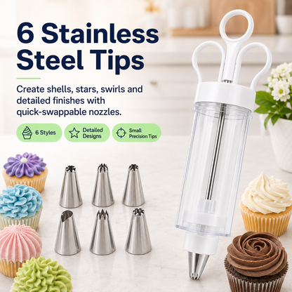 🔥 50% OFF Dessert Decorating Gun Kit 🧁